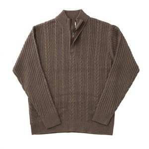Men's 's Trend 1/4 Zip Cable Mock Sweater - F/X Fusion - 1 of 1