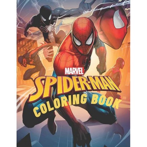 Download Marvel Spiderman Coloring Book Marvel Spiderman Coloring Book By Mahamed Lachkar Paperback Target