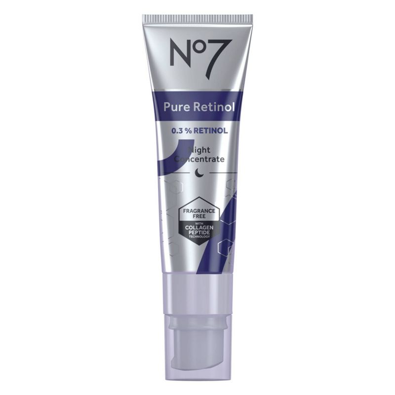 No7 Night Concentrate 0.3% Pure Retinol Facial Treatment - 1 fl oz, 1 of 8