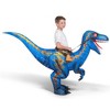 Joyfy Dinosaur Inflatable Halloween Costume for Kids – Ride-On Raptor Halloween Fun! - 3 of 4