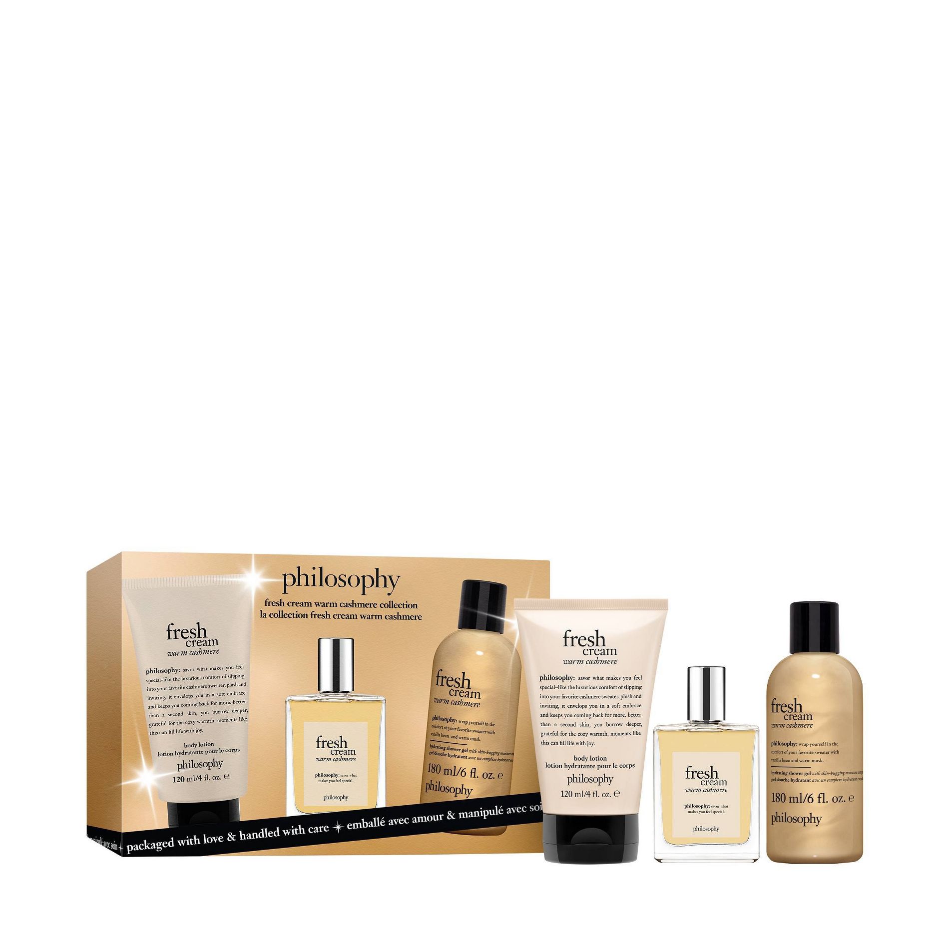 philosophy Fresh Cream Warm Cashmere Set - 3 ct - Ulta Beauty