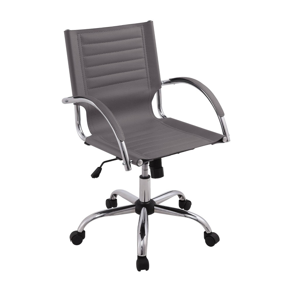 Savin Swivel Base Office Chair Gray HOMES Inside Out For Sale