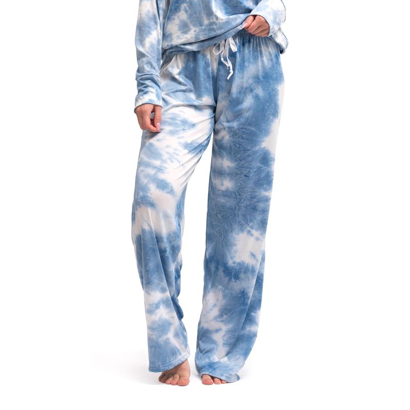 Hello Mello Women's Tie Dye Lounge Pajama Pants, 1 of 4
