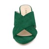 Allegra K Women's Opened Toe Crisscross Strap Block Heel Slide Sandals - 2 of 4
