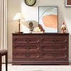 Farmhouse Dresser for Bedroom, Rustic Wood Chest of Drawers for Bedroom - 3 of 4