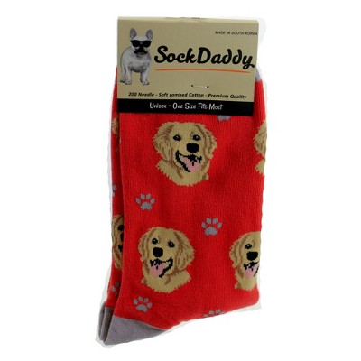 Novelty Socks 15.26" Golden Retriever Socks Premium Quality E & S Pet  -  Socks