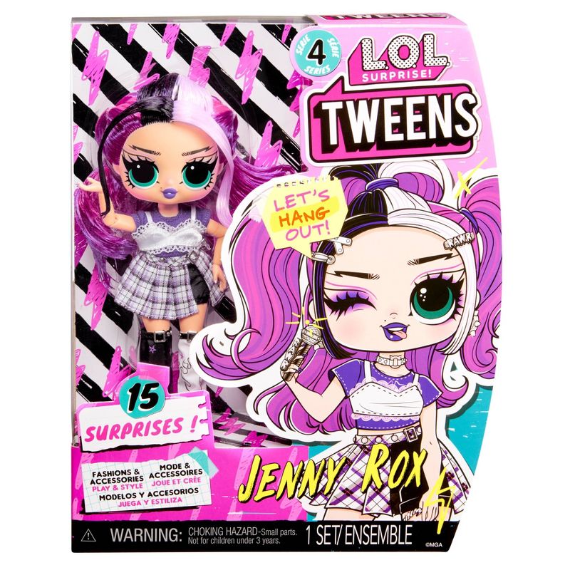 L.O.L. Surprise! Tweens Series 4 Fashion Doll Jenny Rox with 15 Surprises, 6 of 8