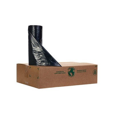 Noramco RT-3339-XH Recycled Trash Bag Liner, 39" x 33", Black