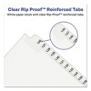 Avery Preprinted Legal Exhibit Side Tab Index Dividers, Avery Style, 11-Tab, 1 to 10, 11 x 8.5, White, 1 Set - 3 of 4