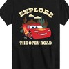 Boys' - Cars - Lightning McQueen Explore The Open Road Short Sleeve Graphic T-Shirt - 2 of 4