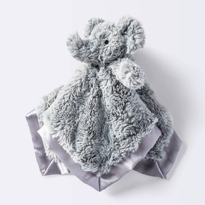Elephant Small Security Blanket Crib Toy - Gray - Cloud Island™