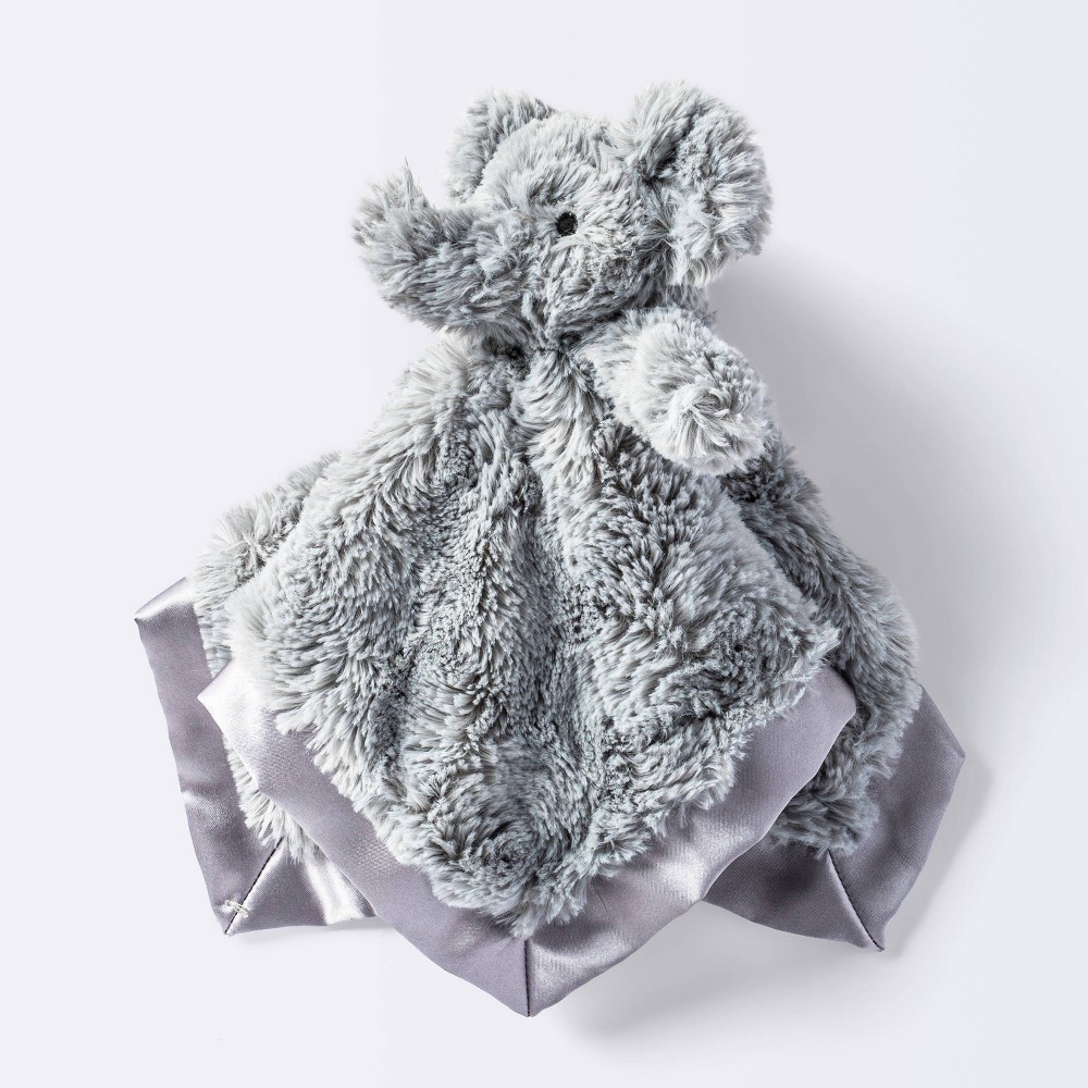 Photos - Other Toys Elephant Small Security Blanket Crib Toy - Gray - Cloud Island™