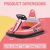 Toddlers Bumper Car, 6V Ride On Bumper Car, Electric Ride On Toy Car, Electric Bumper Car with 2 Speeds, Dual 15W Motors, Lights for Kids 3-10 - 4 of 4