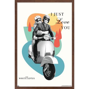Trends International The White Lotus - I Just Love You Framed Wall Poster Prints - 1 of 4