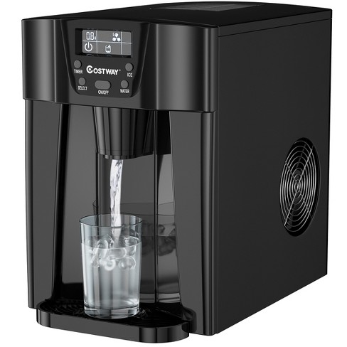 35kg Ice Maker Small Commercial Household Automatic Tap Water Into The Milk  Tea Shop Automatic Drop Ice Ice Maker (Color : Picture Color) (Picture
