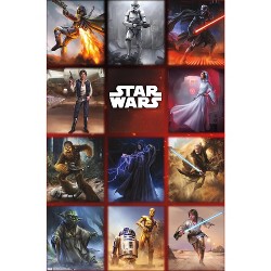 Star Wars - Darth Vader Framed Poster Trends International : Target
