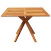 Garden Table Natural Wood Solid Acacia wood Medium Durable - 3 of 4