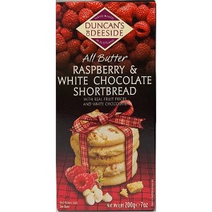 Duncans Rasberry White Chocolate Shortbread - 7oz - 1 of 1