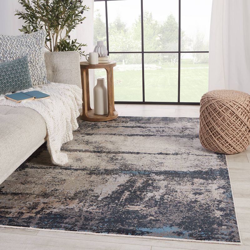 Trevena Abstract Area Rug Blue/Gray - Jaipur Living, 6 of 7