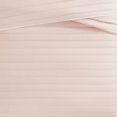 Christian Siriano 2pc Twin/Twin Extra Long Cotton Sateen Quilt Set Blush — фото 4