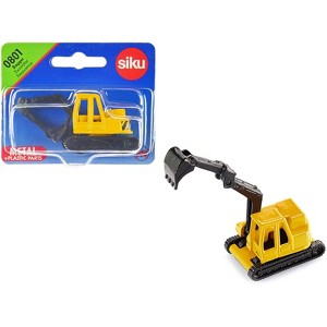 Excavator Yellow and Black Diecast Model by Siku - 1 of 4