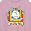 Women's - Peanuts - Charlie Brown Karneval Graphic Racerback Tank - 2 of 4