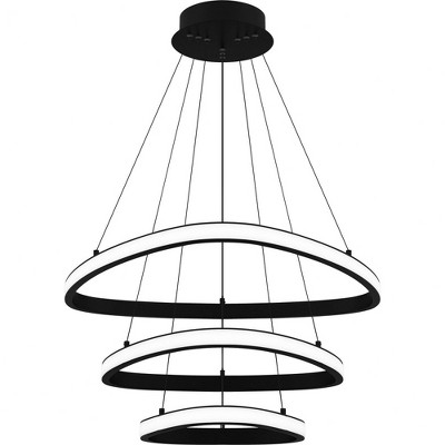 Quoizel Lighting Bardot 1 - Light Pendant in  Matte Black