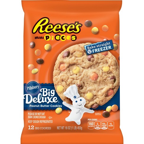 pillsbury cookie reeses 12ct 16oz bake pieces ready mini target