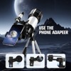 UBSSO Telescope for Adults, 70mm Aperture (15X-150X) Portable Refractor Telescopes for Astronomy Beginners, 300mm Professional Travel Telescope - 4 of 4