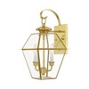 Livex Lighting Westover 2 - Light Wall Light in  Polished Brass - 2 of 4