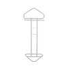 Kings Brand Furniture Kalblins Metal Suit Valet Stand, Clothes Rack, Clothing Organizer, Jacket Hanger - 2 of 4