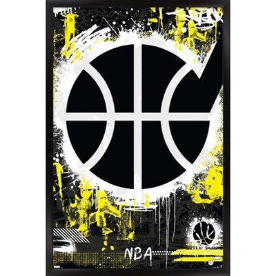 Trends International Nba Detroit Pistons - Maximalist Logo 23 Framed Wall  Poster Prints Barnwood Framed Version 14.725 X 22.375 : Target