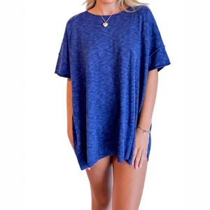 Women's Dani Crew Neck Top - Sky to Moon - 1 of 3