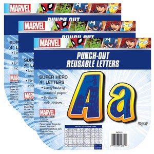 Eureka® Marvel™ Super Hero Adventure Deco Letters, 223 Per Pack, 3 Packs - 1 of 2