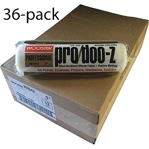 Wooster Genuine 9" Pro/Doo-Z 3/8" Nap 36-Pack Roller Cover - RR642-9-36PK - 1 of 3