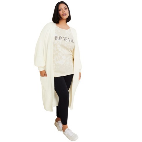 Women's Croft & Barrow® Classic Ribbed Open-Front Cardigan