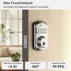 ZACHVO Fingerprint Door Lock Keyless Deadbolt, Electric Door Locks with Keypads and Emergency Charging Port, Satin Nickel - 3 of 4