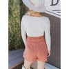 Women's Around The World Tweed Shorts - FLYING TOMATO - 4 of 4