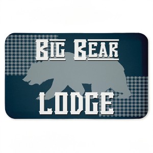 Stupell Industries Big Bear Lodge Printed Anti-Fatigue Floor Mat, design by Kim Allen, 30"x18" - 1 of 4