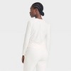 Women's Ribbed Side-Cinch Long Sleeve Top - All In Motion™ - 2 of 4