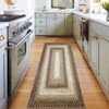 Indoor Modern Imitation Weaving Textured Area Rugs for Bedroom Living Room Abstract Easy Care Washable Soft Low Pile Non Slip Carpet - 4 of 4