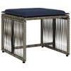 vidaXL Patio Dining Set Grey - 4 of 4