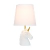Sparkling and Unicorn Table Lamp White - Simple Designs - image 2 of 4