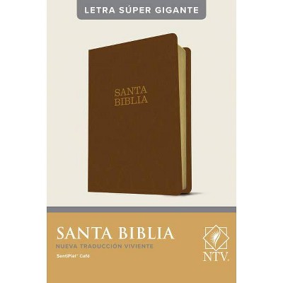 Santa Biblia Ntv, Letra Súper Gigante - Large Print by  Tyndale (Leather Bound)