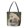Yellow Lab Graphic Tote Bag 18x18 Inch – Reusable Polyester by Manual Woodworkers and Weavers - 2 of 3