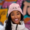 Dalix Heart of Bones Embroidered Beanie Skeleton Warm Winter Knit Hat for Women - 4 of 4