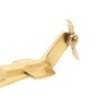 Aluminum Airplane Decorative Sculpture-Home Decor Statue-Accent Figurine Helicopter-10X3.25X5" - 4 of 4