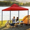 Yescom 10x10Ft UV30+ Gazebo Replacement Top for 2 Tier Outdoor Canopy Cover Patio Backyard Party Deck Red - 2 of 4