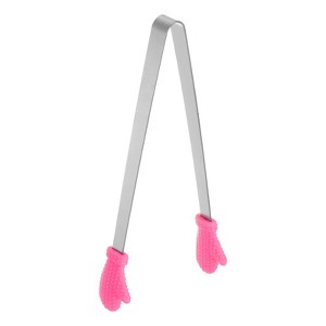 Unique Bargains Stainless Steel Tiny Gloves Shape Cooking Kitchen Food Tongs - 1 of 4
