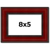 PosterPalooza | Photo Size Weathered Red Picture Frame - UV Acrylic, Foam Board Backing, Hanging Hardware - 2 of 4